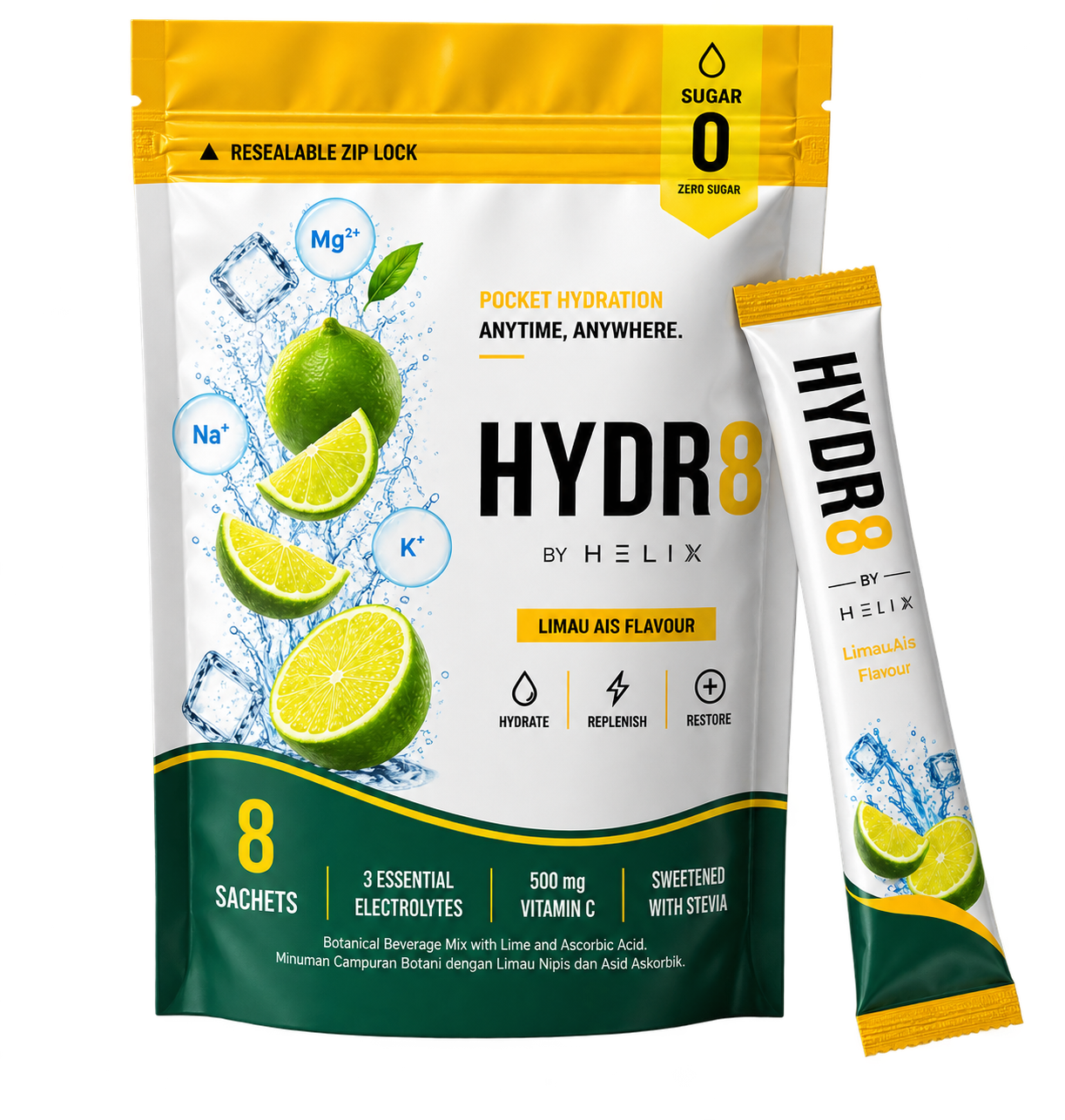 Hydr8 by Helix — Limau Ais